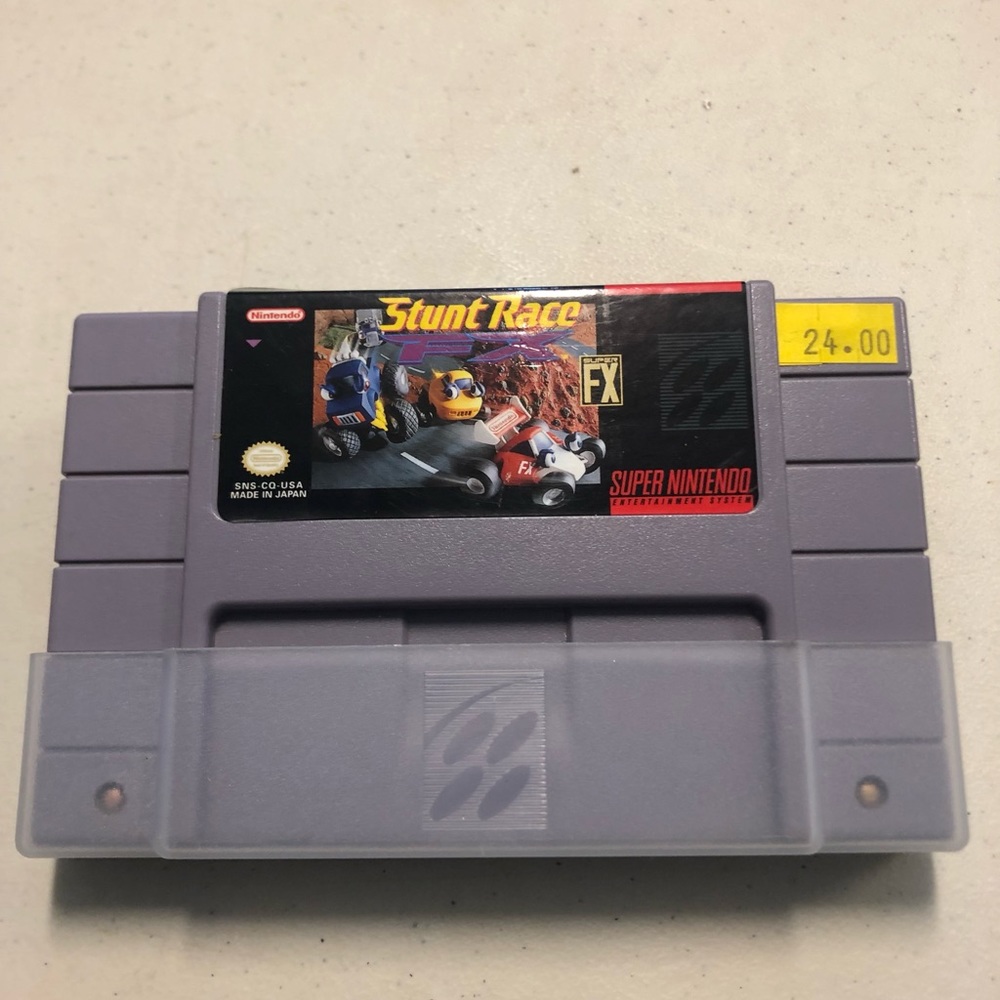 Super Nintendo Stunt Race FX